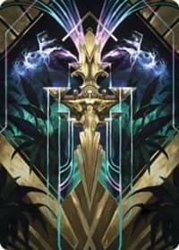 Halo Fountain Art Card - Art Series: Streets of New Capenna - Magic: The Gathering card