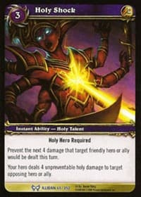 Holy Shock - The Hunt for Illidan - WoW card