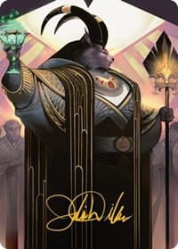 Jetmir, Nexus of Revels Art Card (68/81) (Gold-Stamped Signature) - Art Series: Streets of New Capenna - Magic: The Gathering card