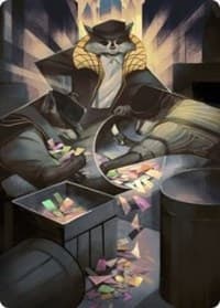 Masked Bandits Art Card - Art Series: Streets of New Capenna - Magic: The Gathering card