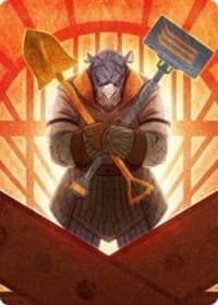 Mr. Orfeo, the Boulder Art Card - Art Series: Streets of New Capenna - Magic: The Gathering card