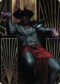 Ob Nixilis, the Adversary Art Card (71/81) - Art Series: Streets of New Capenna - Magic: The Gathering card
