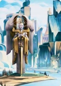 Island Art Card - Art Series: Streets of New Capenna - Magic: The Gathering card