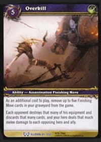 Overkill - The Hunt for Illidan - WoW card