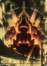 Plains Art Card - Art Series: Streets of New Capenna - Magic: The Gathering card