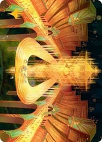 Racers' Ring Art Card (Gold-Stamped) - Art Series: Streets of New Capenna - Magic: The Gathering card