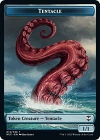 Tentacle // Clue Double-Sided Token - Commander: Streets of New Capenna - Magic: The Gathering card