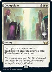 Depopulate - Promo Pack: Streets of New Capenna - Magic: The Gathering card