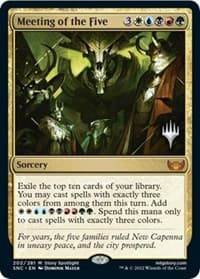 Meeting of the Five - Promo Pack: Streets of New Capenna - Magic: The Gathering card