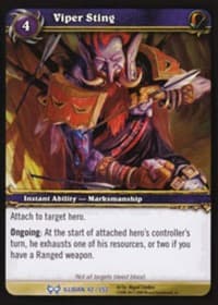 Viper Sting - The Hunt for Illidan - WoW card