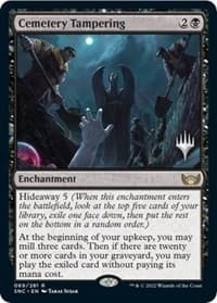 Cemetery Tampering - Promo Pack: Streets of New Capenna - Magic: The Gathering card