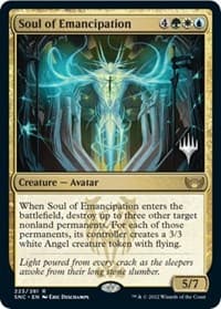 Soul of Emancipation - Promo Pack: Streets of New Capenna - Magic: The Gathering card