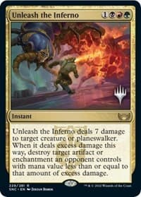 Unleash the Inferno - Promo Pack: Streets of New Capenna - Magic: The Gathering card
