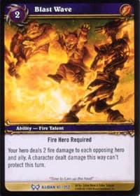 Blast Wave - The Hunt for Illidan - WoW card
