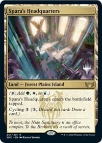 Spara's Headquarters - Promo Pack: Streets of New Capenna - Magic: The Gathering card