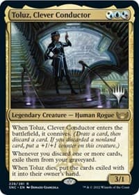 Toluz, Clever Conductor - Promo Pack: Streets of New Capenna - Magic: The Gathering card