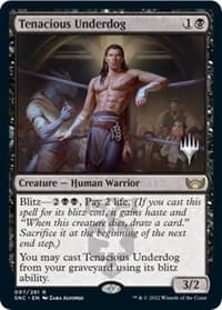 Tenacious Underdog - Promo Pack: Streets of New Capenna - Magic: The Gathering card