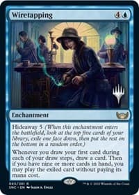 Wiretapping - Promo Pack: Streets of New Capenna - Magic: The Gathering card