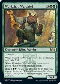 Workshop Warchief - Promo Pack: Streets of New Capenna - Magic: The Gathering card