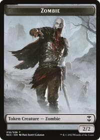 Zombie // Drake Double-Sided Token - Commander: Streets of New Capenna - Magic: The Gathering card