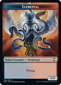 Elemental (032) // Rogue Double-Sided Token - Commander: Streets of New Capenna - Magic: The Gathering card