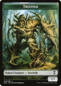Treefolk // Spider Double-Sided Token - Commander: Streets of New Capenna - Magic: The Gathering card