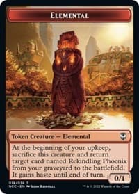 Elemental (018) // Copy Double-Sided Token - Commander: Streets of New Capenna - Magic: The Gathering card