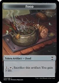 Food // Citizen Double-Sided Token - Commander: Streets of New Capenna - Magic: The Gathering card