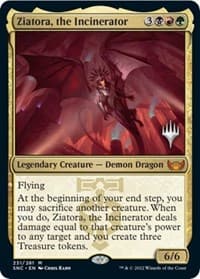 Ziatora, the Incinerator - Promo Pack: Streets of New Capenna - Magic: The Gathering card