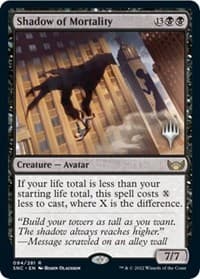 Shadow of Mortality - Promo Pack: Streets of New Capenna - Magic: The Gathering card
