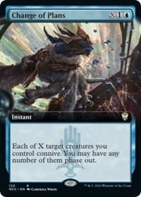 Change of Plans (Extended Art) - Commander: Streets of New Capenna - Magic: The Gathering card