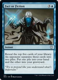 Fact or Fiction - Commander: Streets of New Capenna - Magic: The Gathering card