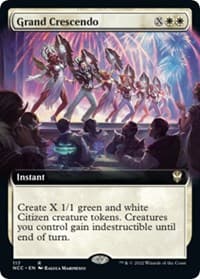 Grand Crescendo (Extended Art) - Commander: Streets of New Capenna - Magic: The Gathering card