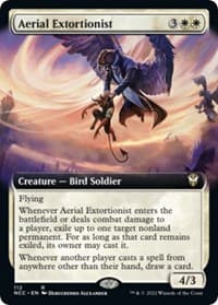 Aerial Extortionist (Extended Art) - Commander: Streets of New Capenna - Magic: The Gathering card