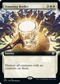 Damning Verdict (Extended Art) - Commander: Streets of New Capenna - Magic: The Gathering card