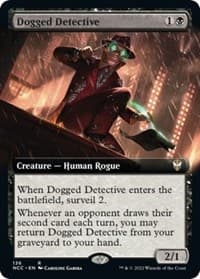Dogged Detective (Extended Art) - Commander: Streets of New Capenna - Magic: The Gathering card