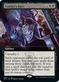 Xander's Pact (Extended Art) - Commander: Streets of New Capenna - Magic: The Gathering card