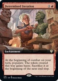 Determined Iteration (Extended Art) - Commander: Streets of New Capenna - Magic: The Gathering card