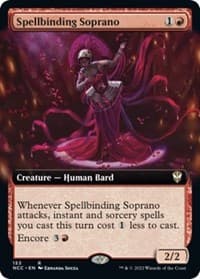 Spellbinding Soprano (Extended Art) - Commander: Streets of New Capenna - Magic: The Gathering card