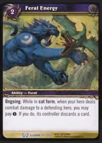 Feral Energy - The Hunt for Illidan - WoW card