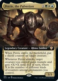 Perrie, the Pulverizer (Extended Art) - Commander: Streets of New Capenna - Magic: The Gathering card
