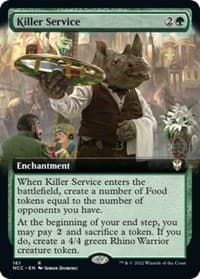 Killer Service (Extended Art) - Commander: Streets of New Capenna - Magic: The Gathering card