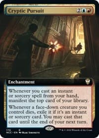 Cryptic Pursuit (Extended Art) - Commander: Streets of New Capenna - Magic: The Gathering card