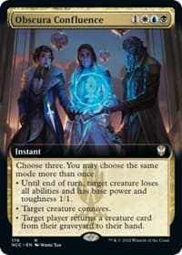 Obscura Confluence (Extended Art) - Commander: Streets of New Capenna - Magic: The Gathering card