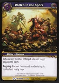 Rotten to the Spore - The Hunt for Illidan - WoW card