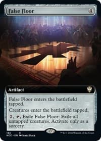 False Floor (Extended Art) - Commander: Streets of New Capenna - Magic: The Gathering card