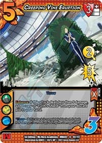 Creeping Vine Eruption - UniVersus: My Hero Academia: Crimson Rampage - UniVersus card