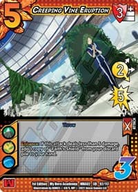 Creeping Vine Eruption (XR) - UniVersus: My Hero Academia: Crimson Rampage - UniVersus card