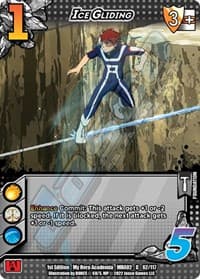 Ice Gliding - UniVersus: My Hero Academia: Crimson Rampage - UniVersus card