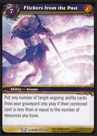 Flickers from the Past - The Hunt for Illidan - WoW card